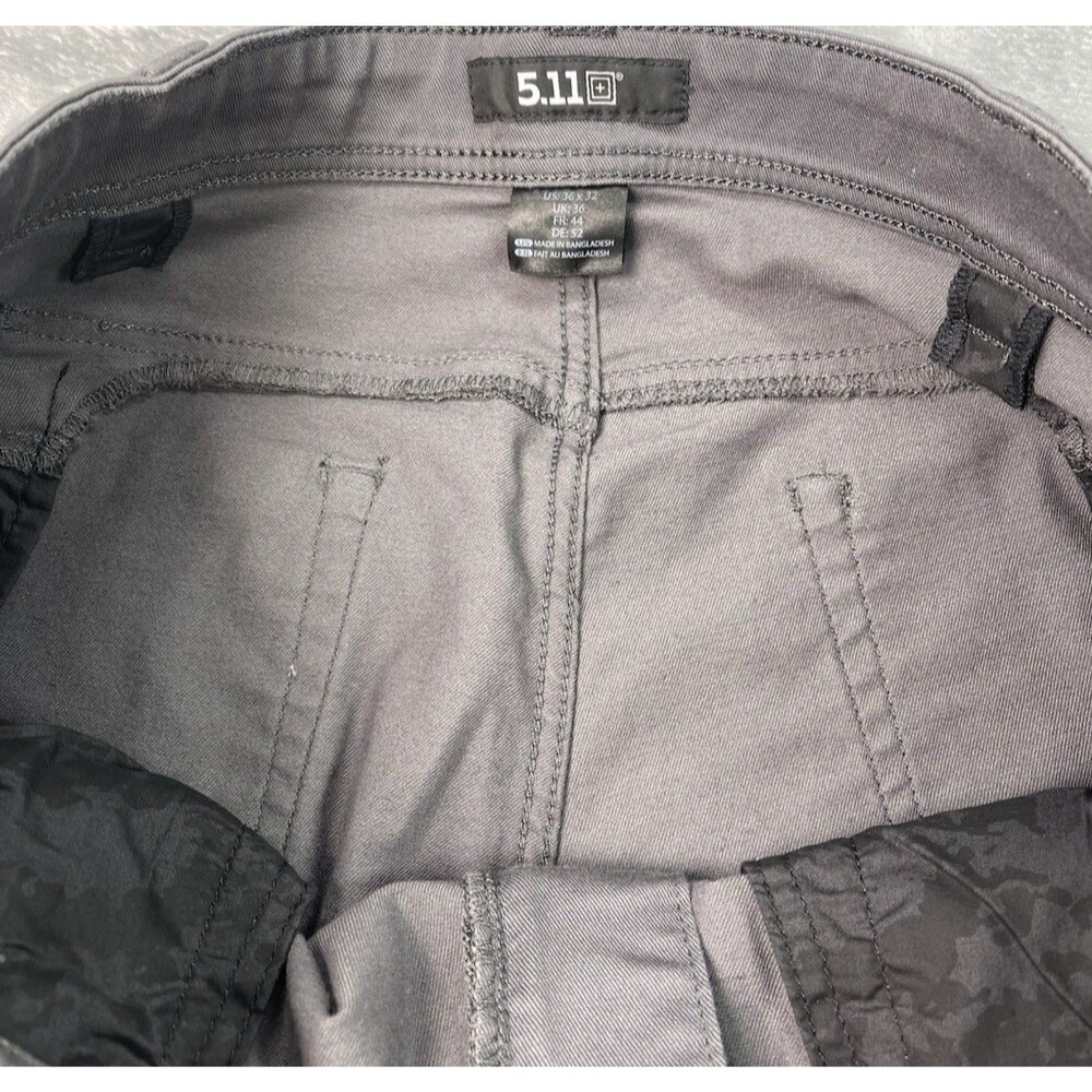 5.11 Tactical mens gray 5 pocket straight leg premium jeans NWOT W36 L32 - Picture 6 of 9